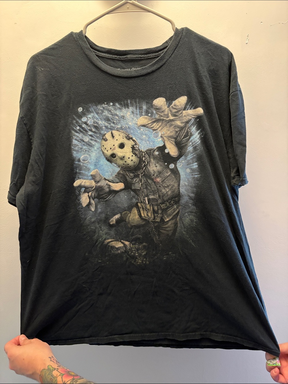 Jason Lives forced green killer t-shirt